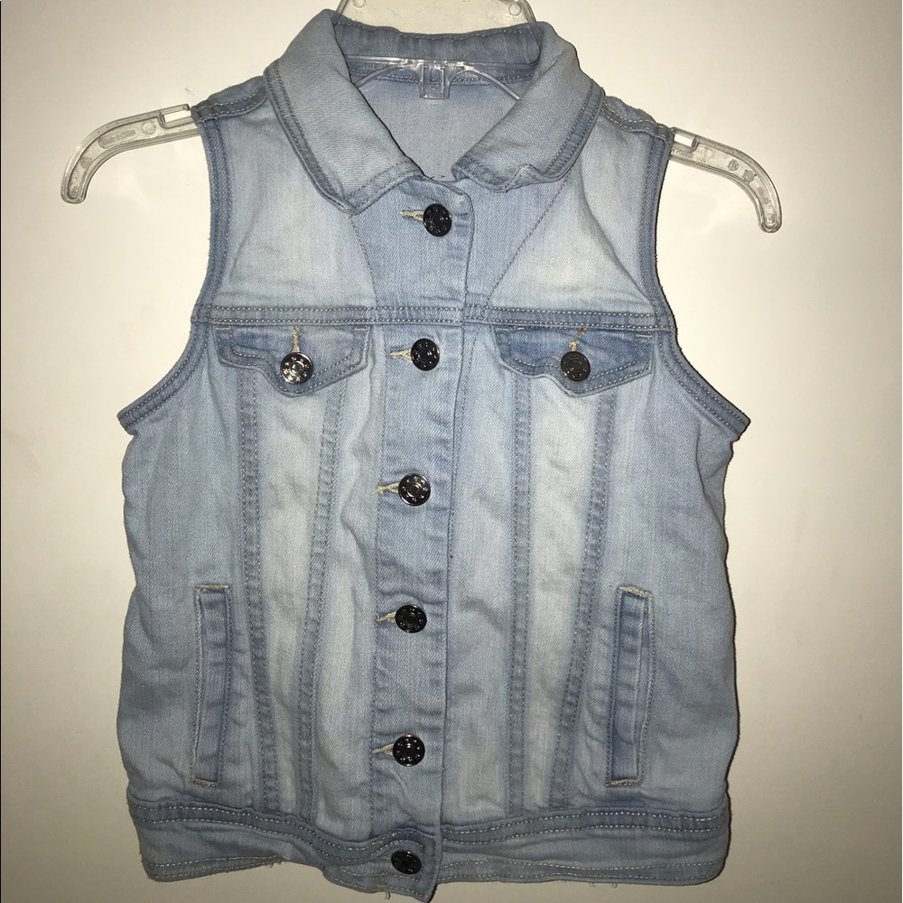 Denim Light Blue Jean Vest